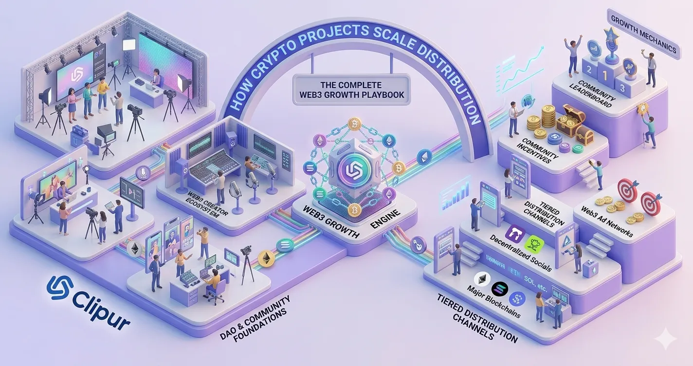 How Crypto Projects Scale Distribution: The Complete Web3 Growth Playbook